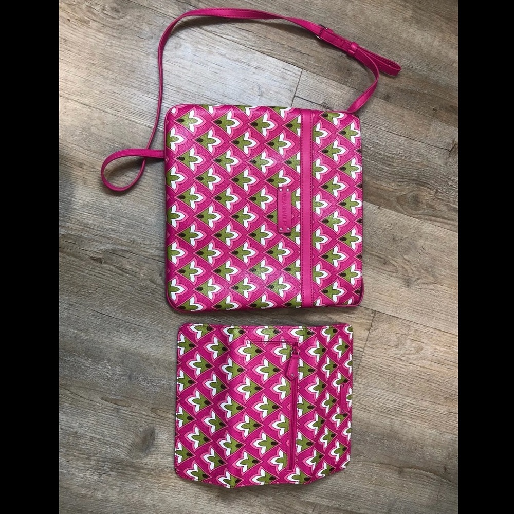 Vera Bradley Crossbody Purse Wallet Set